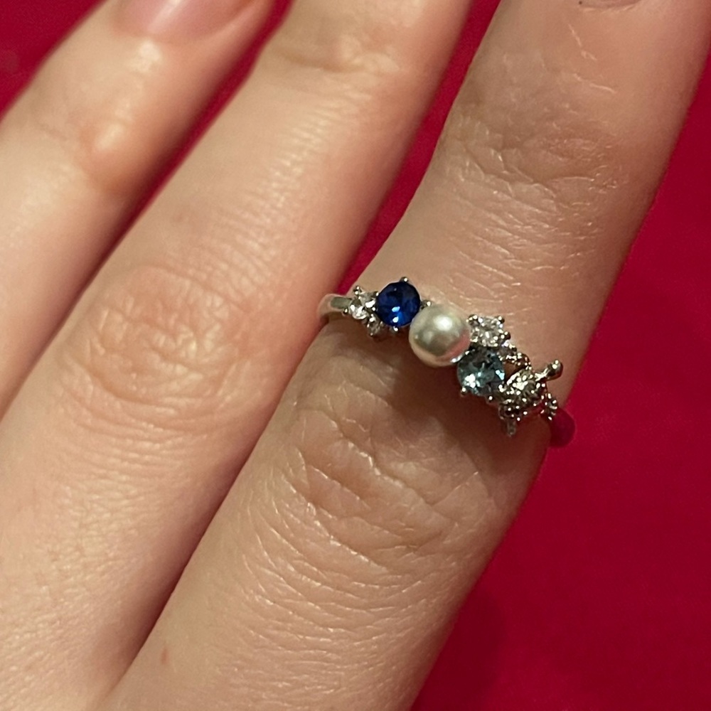 Fragrant Jewels Swarovski Crystal Sea Turtle Ring